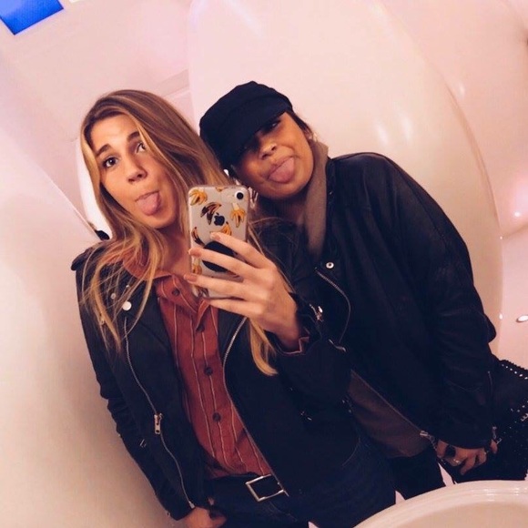 Orange Button Down Casual Top - Picture 1 of 4